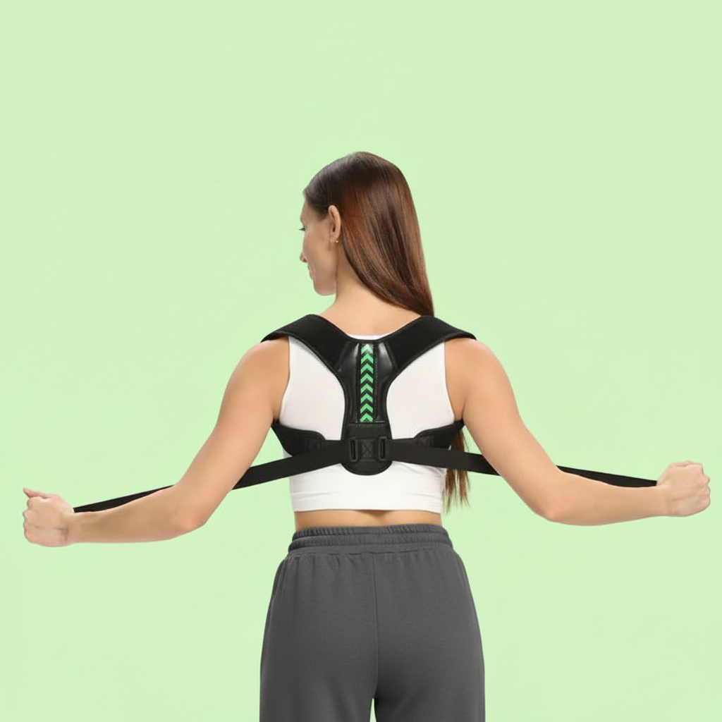 Posture Corrector — Dark Grey Joggers